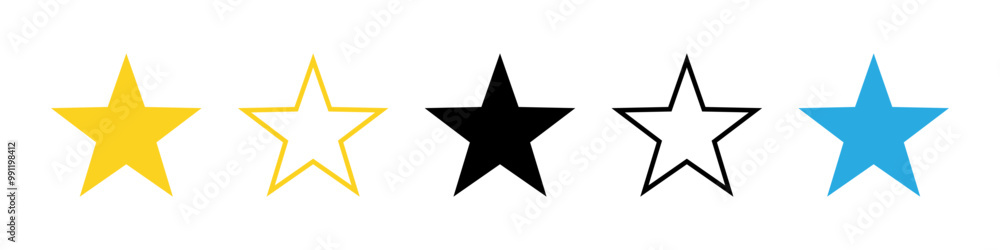Five stars customer product rating review. star icon for apps and websites. Five stars sign. vector Five stars customer product rating review. star icon for apps and websites. Five stars sign. vector