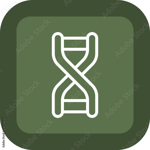 Deoxyribonucleic Aid Icon Design