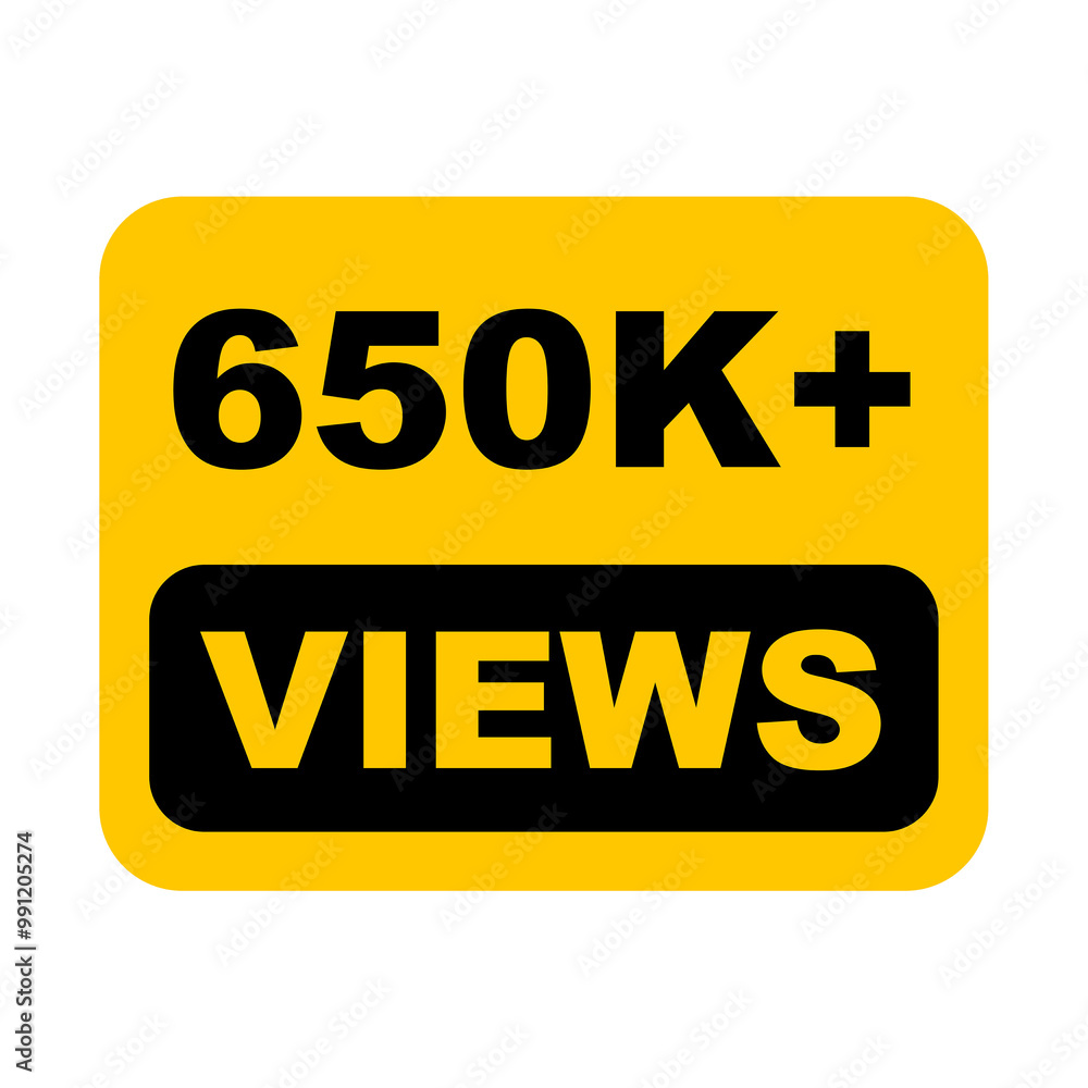 650K views on transparent background 650K views on transparent background