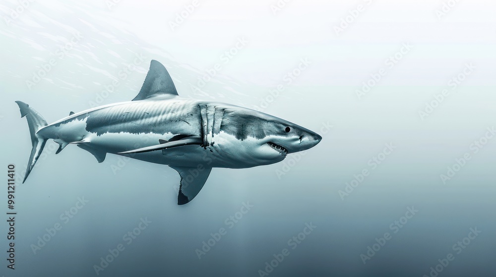 Great White Shark in the Ocean Great White Shark in the Ocean
