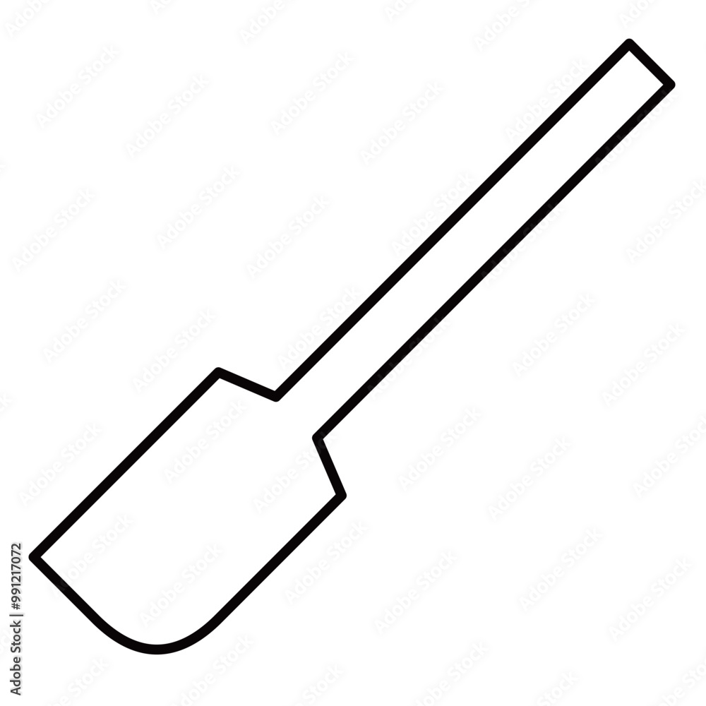 ゴムベラと呼ばれる調理道具のイラスト ゴムベラと呼ばれる調理道具のイラスト