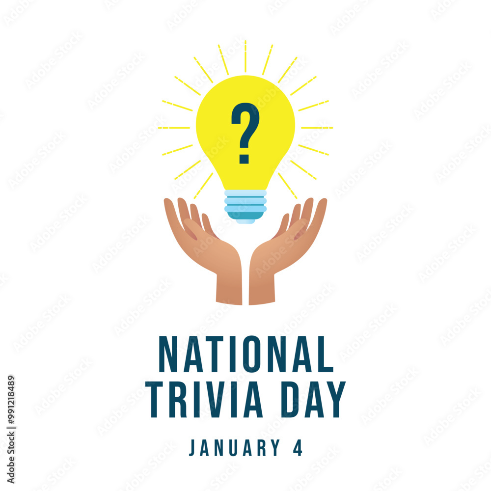 National Trivia Day vector design template good for celebration usage. National Trivia Day design. flat design. eps 10. National Trivia Day vector design template good for celebration usage. National Trivia Day design. flat design. eps 10.