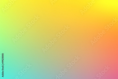 A smooth gradient background with vibrant colors ranging from blue to yellow to pink.