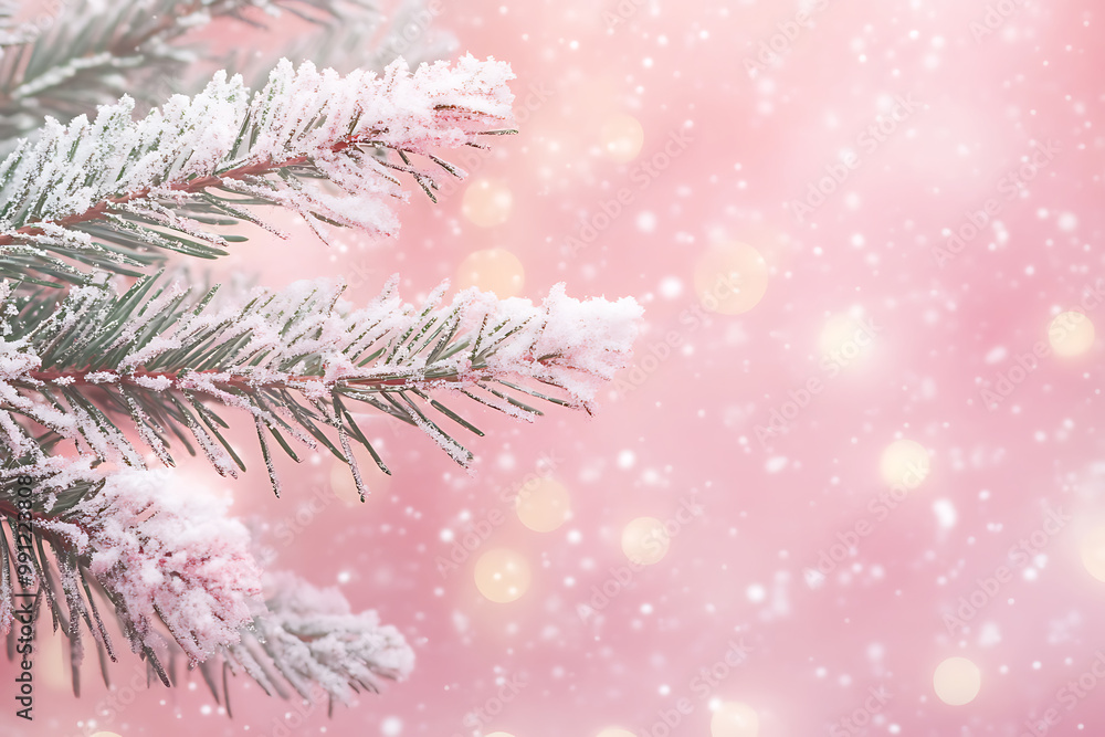 Fototapeta premium Soft pink and purple smoke drifting across a stage, creating a gentle and enchanting scene