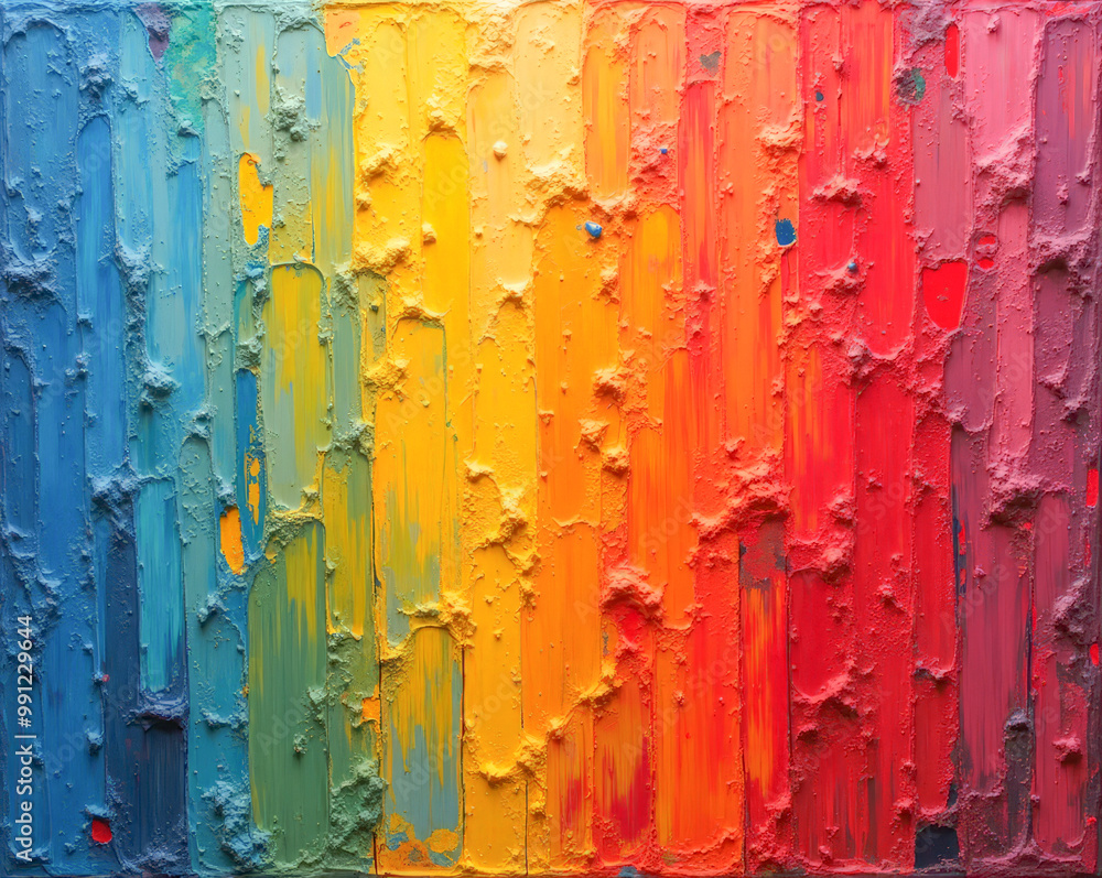 Fototapeta premium oil paints on canvas multicolored abstract background