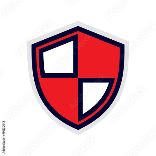 Free Download Minimalist abstract shield logo design
 - GFXLoad