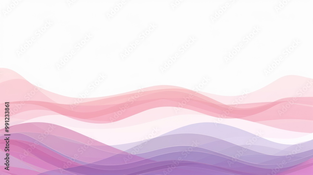 Abstract Pink and Purple Waves Abstract Pink and Purple Waves
