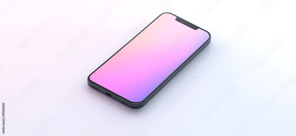a smart mobile phone with blank screen a smart mobile phone with blank screen