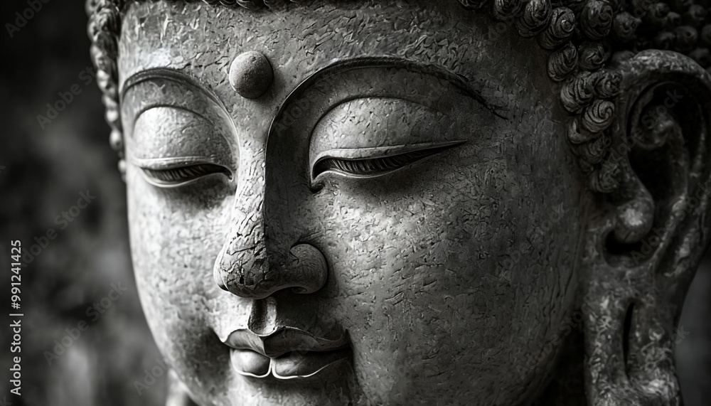 face of buddha statue face of buddha statue