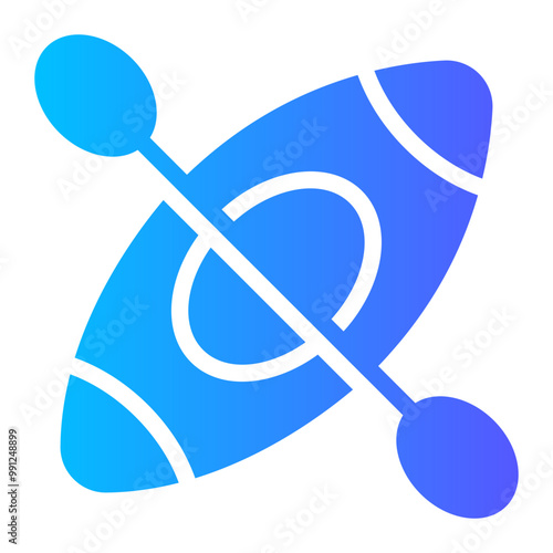kayak gradient icon