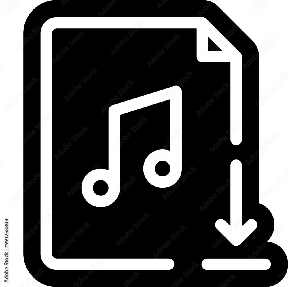 Download video, music, file, cloud, file icon Download video, music, file, cloud, file icon