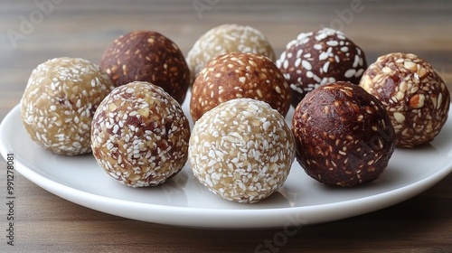 delicious and nutritious energy balls made from nuts and fruit perfect for a quick snack or energy bites for fitness enthusiasts looking for a natural energy boost