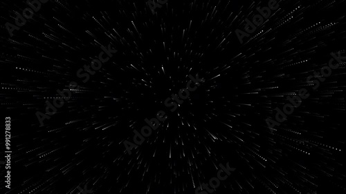 Smooth warp speed background, space background 