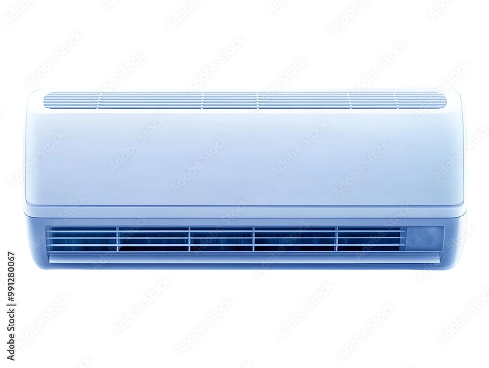 Air conditioning unit, isolate on transparent background Air conditioning unit, isolate on transparent background