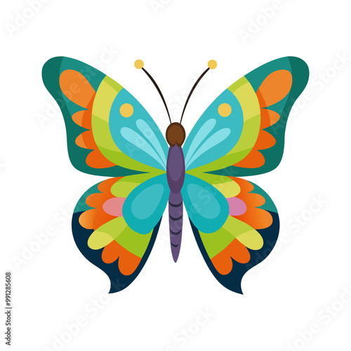 butterfly silhouette vector