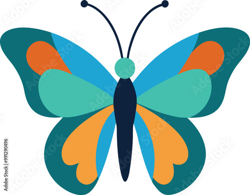 butterfly silhouette vector