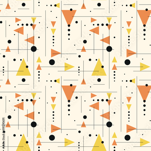 Geometric abstract pattern for your design