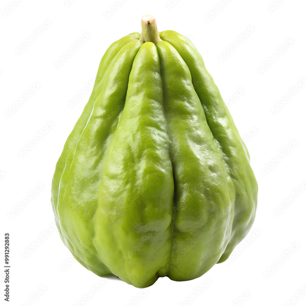 Chayote isolated on transparent background Chayote isolated on transparent background