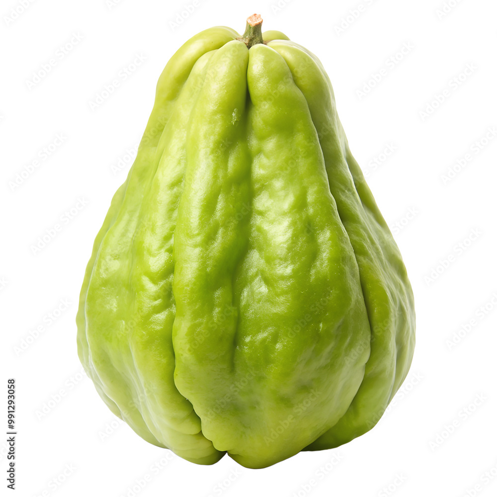 Chayote isolated on transparent background Chayote isolated on transparent background