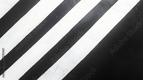 Free Download Black and white diagonal stripes creating a bold, textured pattern with high contrast - GFXLoad