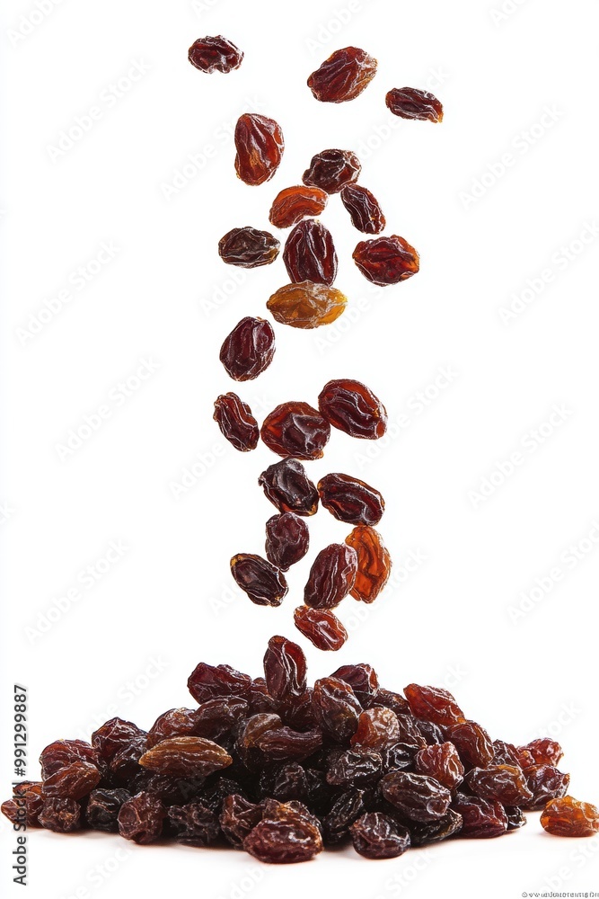 Fototapeta premium Raisin grain closeup view