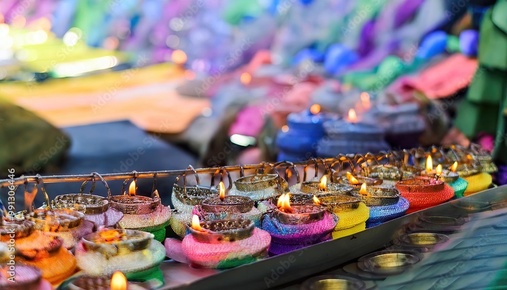 Fototapeta premium Candle Festival of Lights