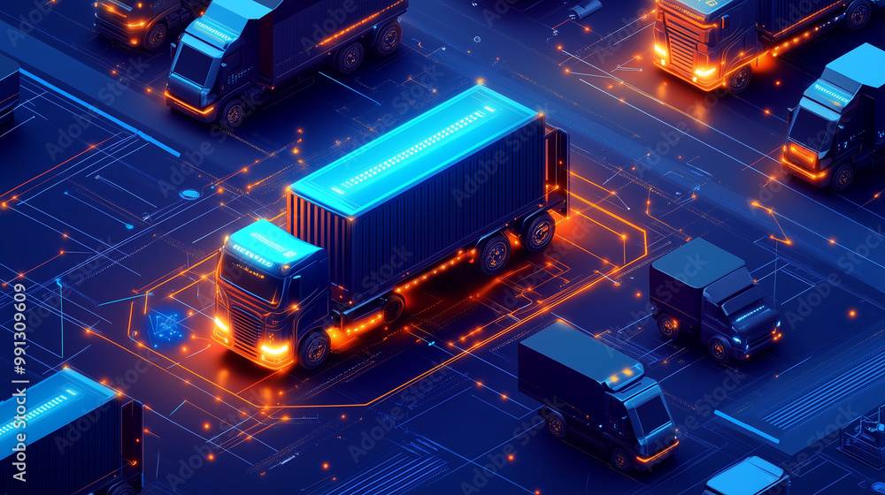 Connected Transport: A Digital Rendering of Truck Networks in a High-Tech Environment Connected Transport: A Digital Rendering of Truck Networks in a High-Tech Environment