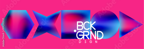 Fluid color geometric shapes abstract background. Vector Illustration For Wallpaper, Banner, Background, Card, Book Illustration, landing page