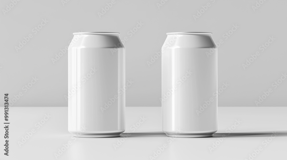 Clean Slate: White Blank Mockup for Product Presentation Clean Slate: White Blank Mockup for Product Presentation