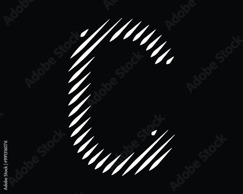 Word with C art & illustration icon