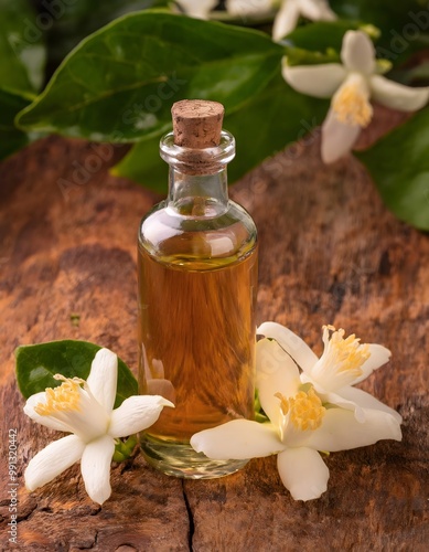 Neroli Oil with Neroli Flowers