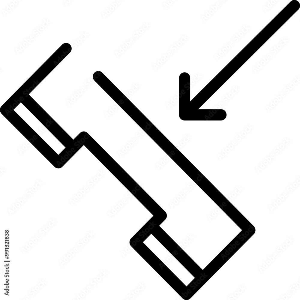 Single isolated icon with outline style icon on white background Single isolated icon with outline style icon on white background