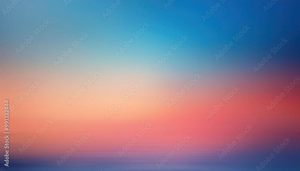 Soft Blurred Sunset Gradient. Sky Fading from Deep Blue to Warm Pink and Orange Hues, Evoking Tranquility and Calm, Ideal for Backgrounds or Minimalist Aesthetic Designs Soft Blurred Sunset Gradient. Sky Fading from Deep Blue to Warm Pink and Orange Hues, Evoking Tranquility and Calm, Ideal for Backgrounds or Minimalist Aesthetic Designs