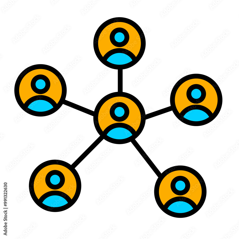 Oganization Icon, team Work Bussines Oganization Icon, team Work Bussines