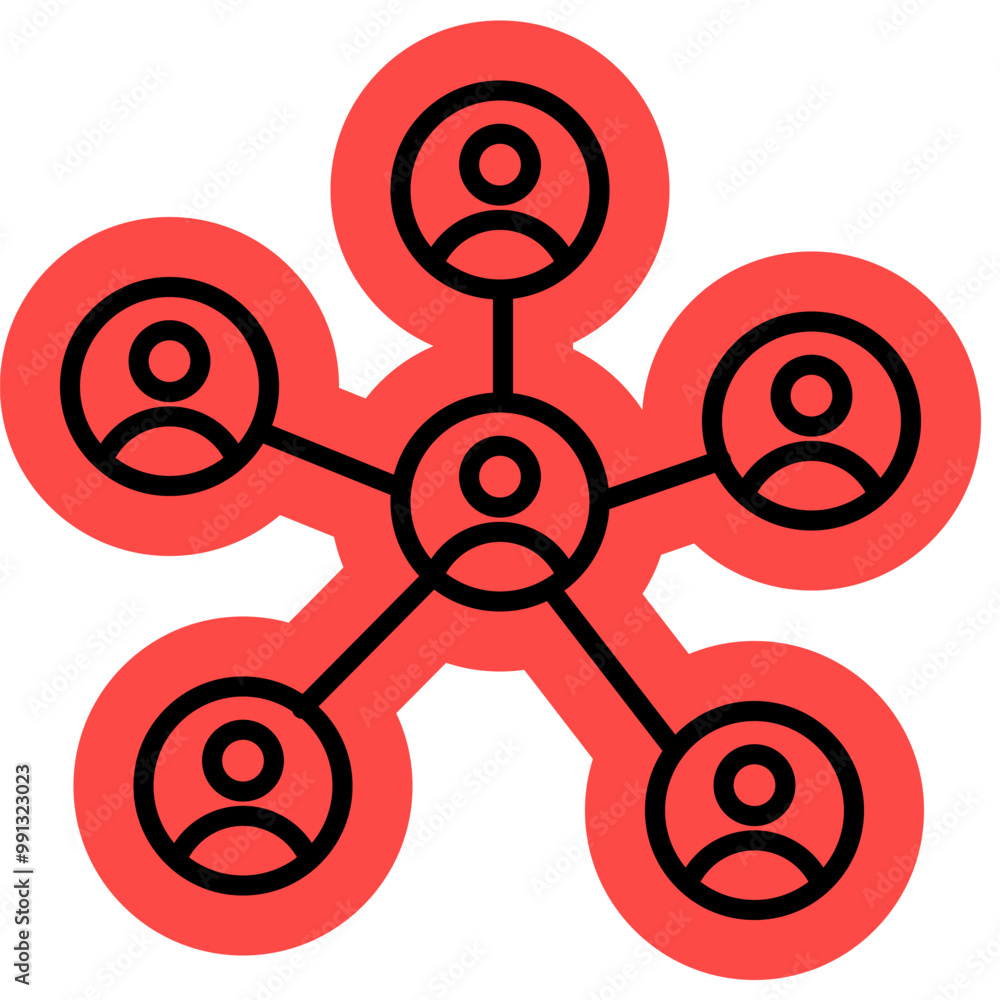 Oganization Icon, team Work Bussines Oganization Icon, team Work Bussines