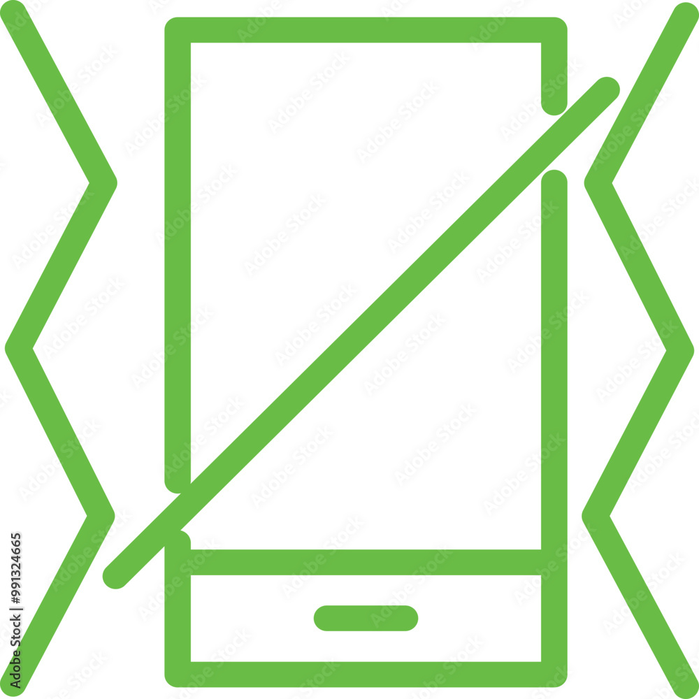 Fototapeta premium Single isolated icon with outline style icon on white background