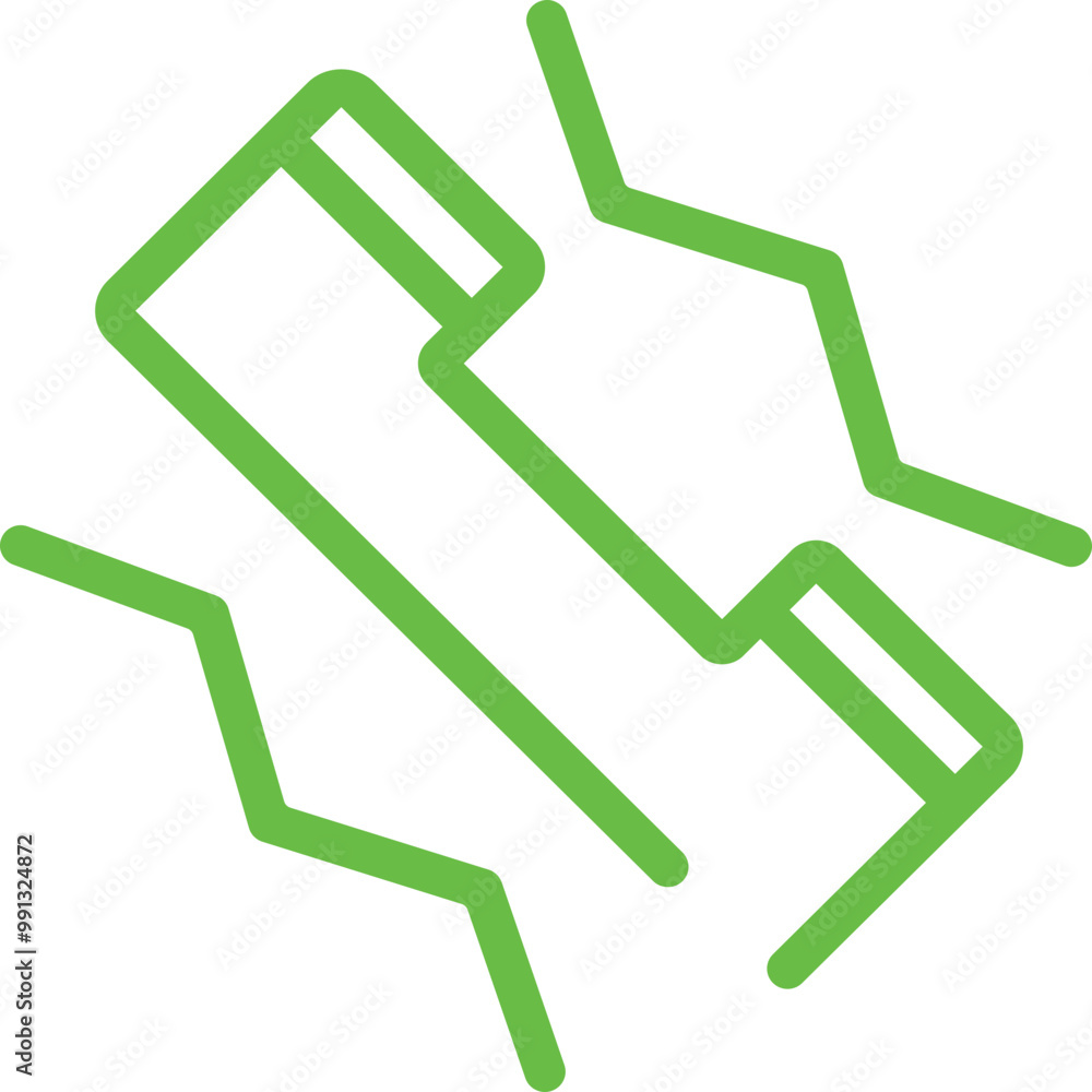 Single isolated icon with outline style icon on white background