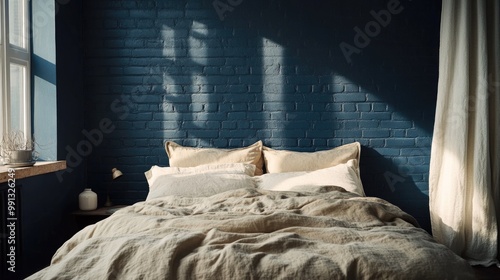 Crisp and Serene Bedroom