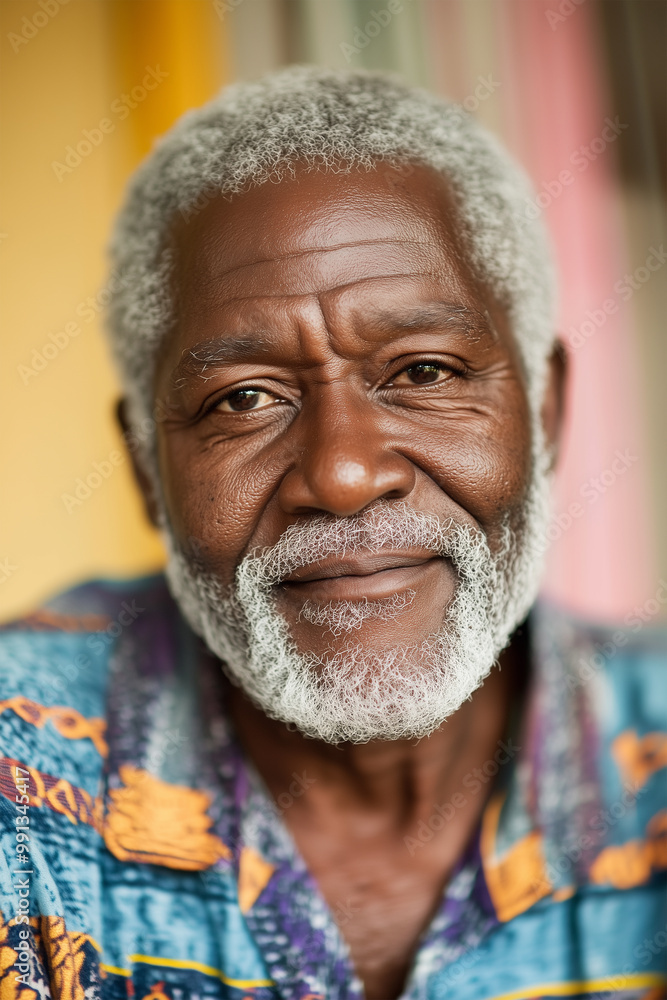 Black, African American Mature Man, Senior Male, Healthy Aging, Wrinkled Face, Elderly Person Vertical Portrait. Black, African American Mature Man, Senior Male, Healthy Aging, Wrinkled Face, Elderly Person Vertical Portrait.
