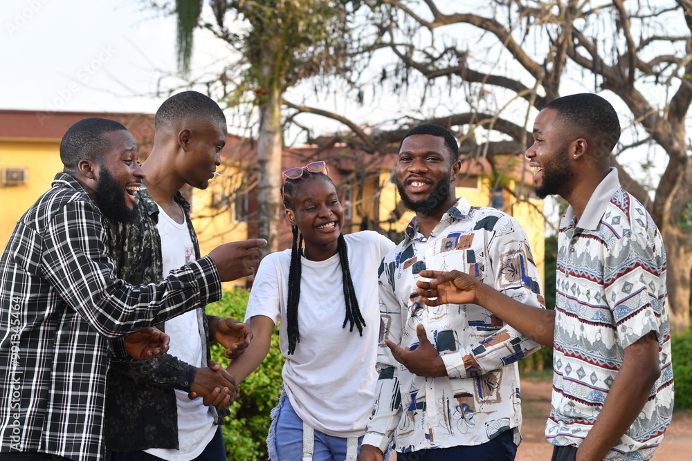 A Group Of college students Meeting Together A Group Of college students Meeting Together
