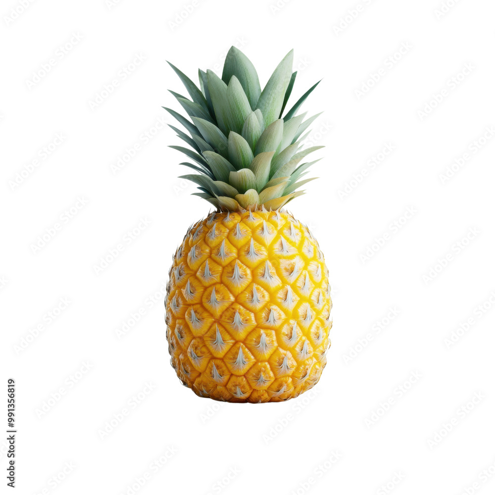 Fresh pineapple isolated on transparency background PNG Fresh pineapple isolated on transparency background PNG