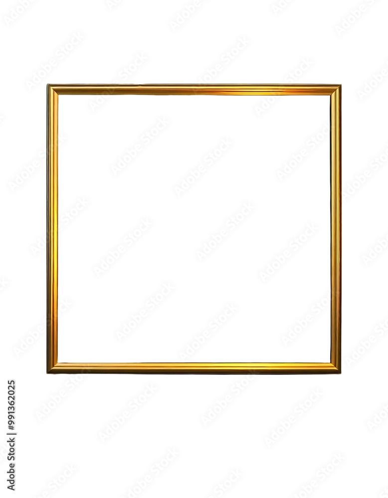 golden frame simple and modern PNG golden frame simple and modern PNG