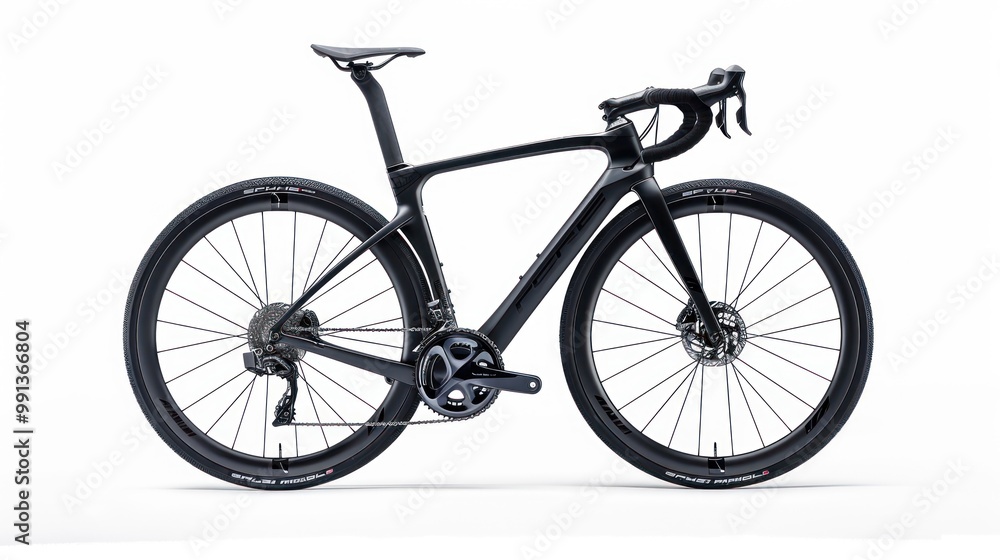 Fototapeta premium Black Road Bike