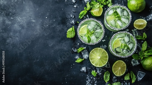 Margarita Stock Photo Prompts (Beautifully Laid Out with Space for Text).