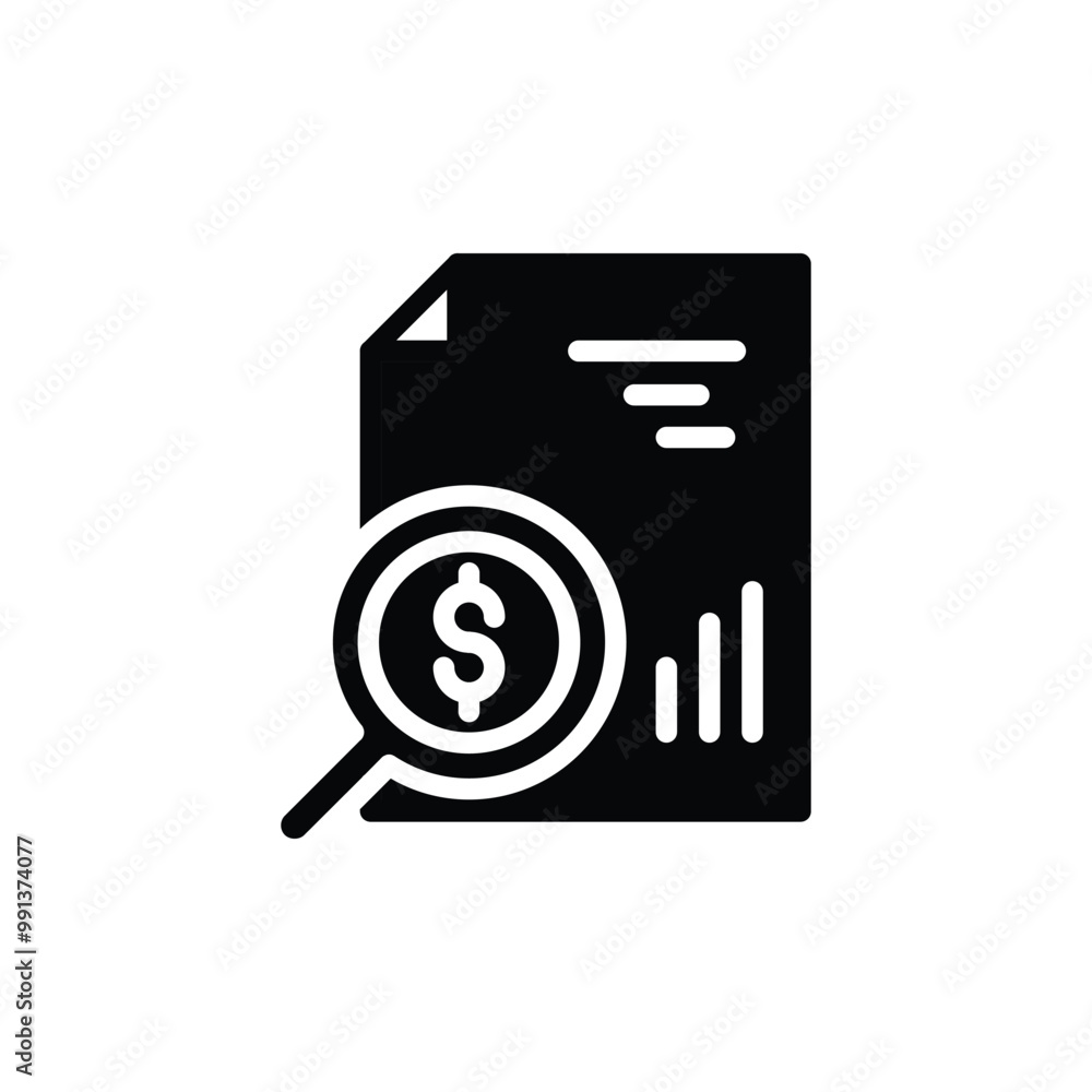 financial analitycs solid icon vector design good for web or mobile app financial analitycs solid icon vector design good for web or mobile app