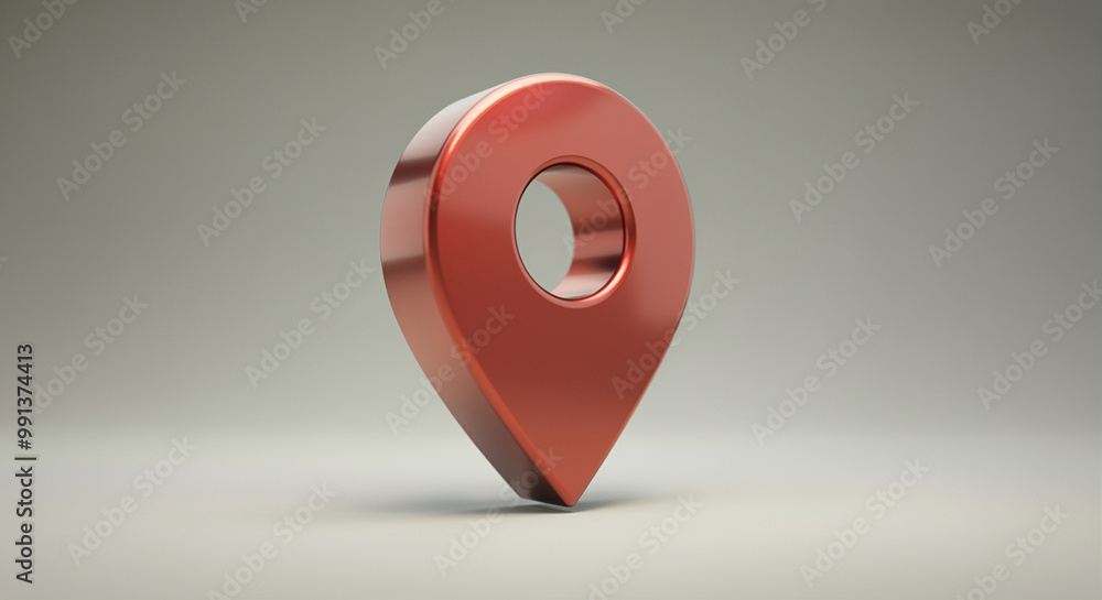 Location pin map marker 3D render in vibrant colors for navigation and location-based services Location pin map marker 3D render in vibrant colors for navigation and location-based services