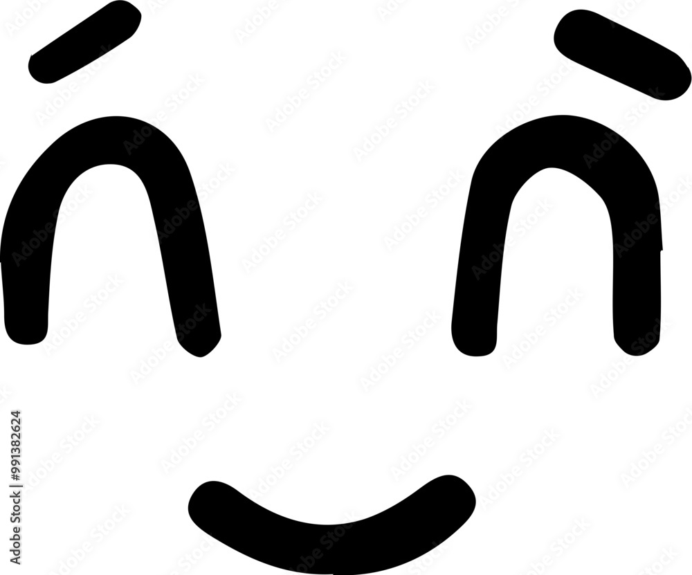 Smiling expression Smiling expression