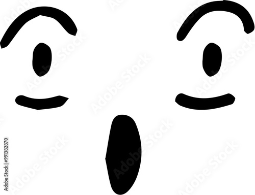 Surprised expression