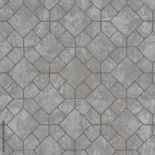 Concrete paving outdoor seamless texture and background.