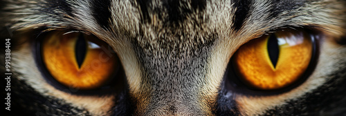 close up of a cat eyes